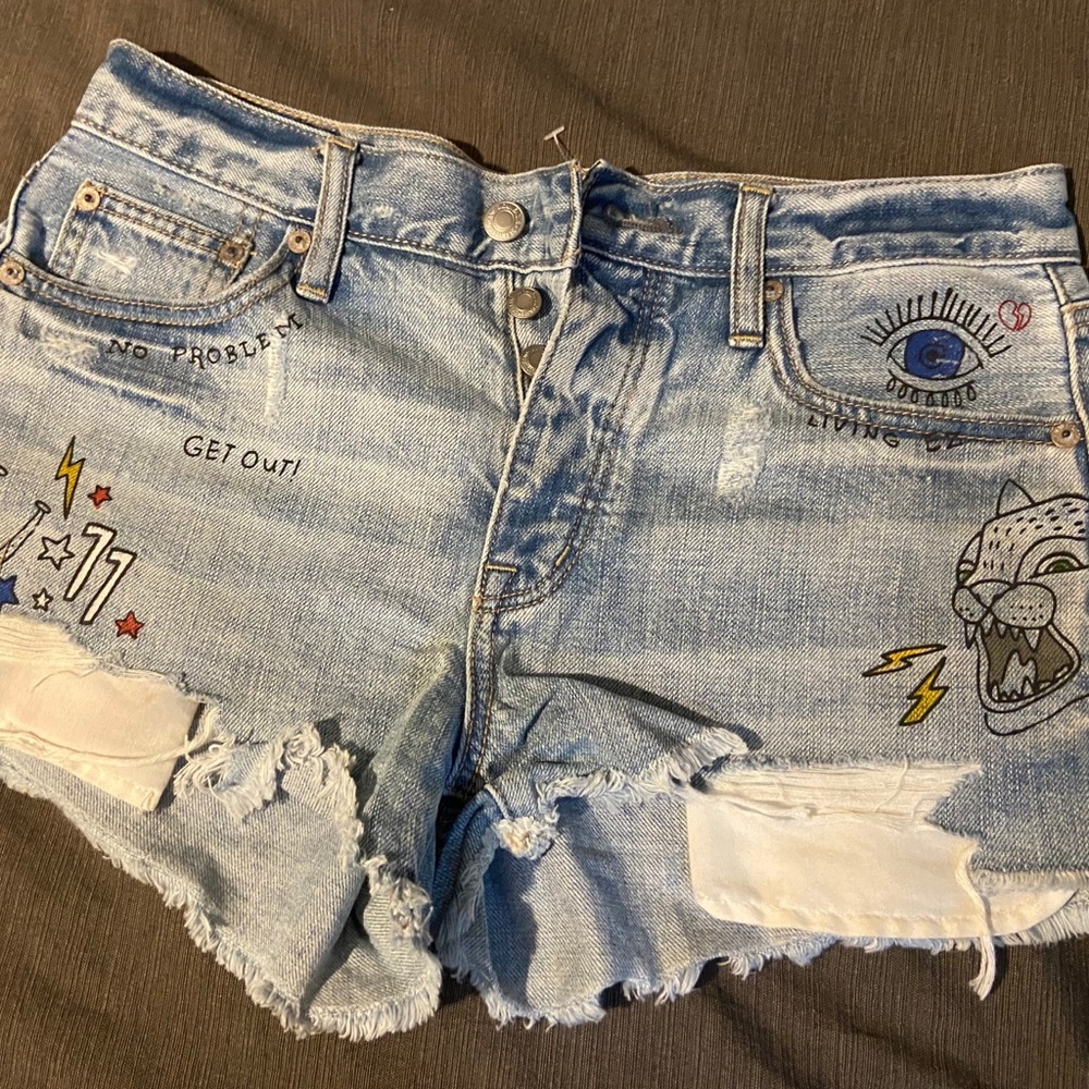 AE Jean shorts - worn once
